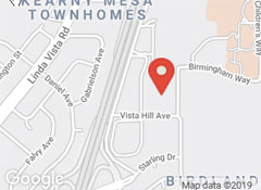Mapa de Sharp Mesa Vista Hospital
